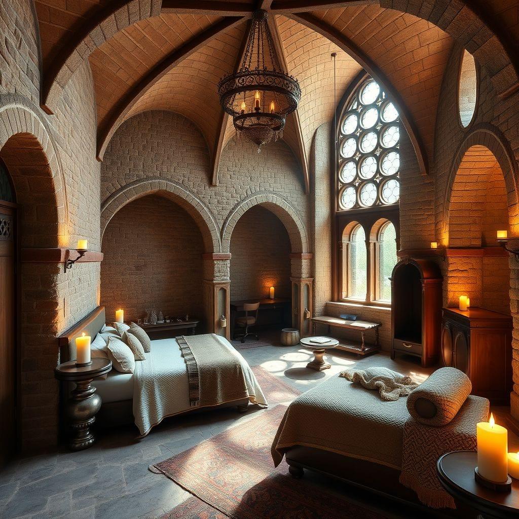 Medieval Hotel Room design example 3