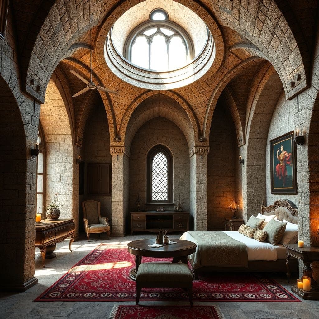 Medieval Hotel Room design example 4