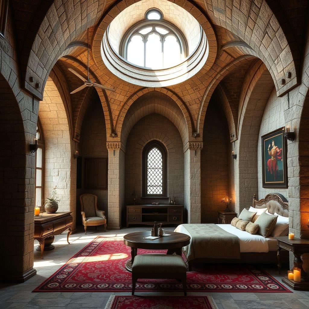 Medieval Hotel Room design example 4