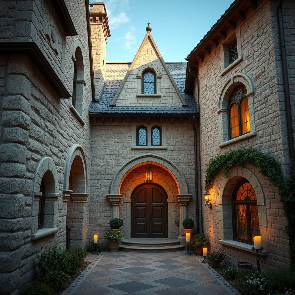 Medieval House Exterior design example 1