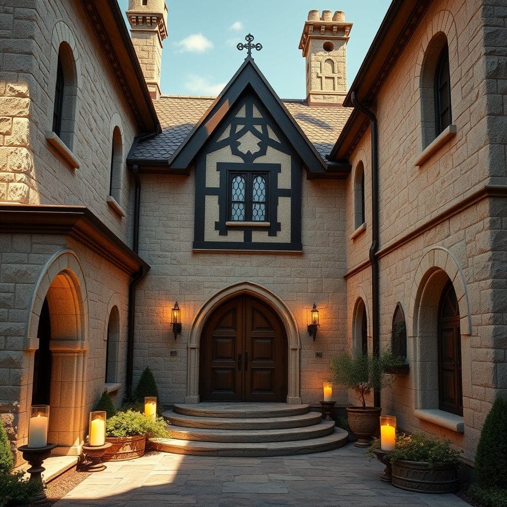 Medieval House Exterior design example 2