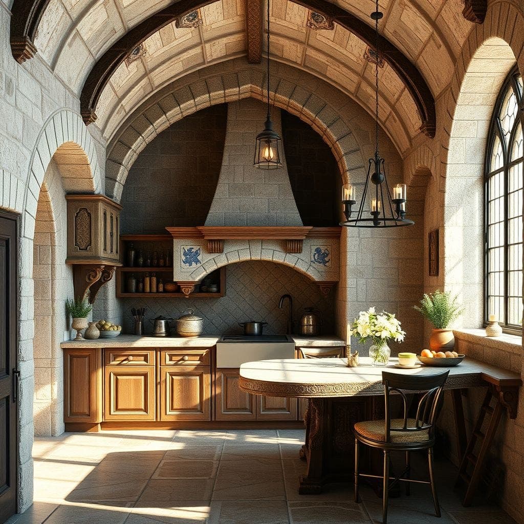 Medieval Kitchen design example 1