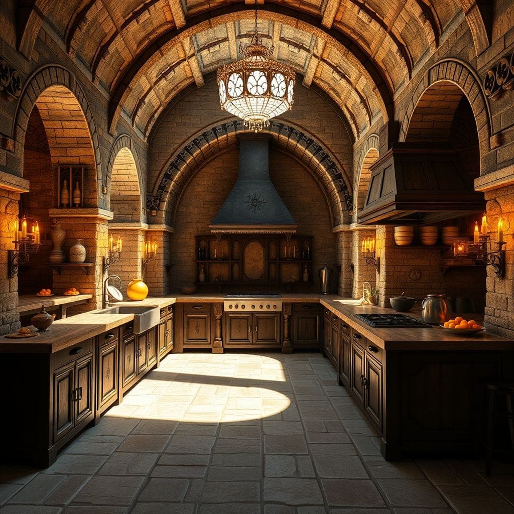 Medieval Kitchen design example 2