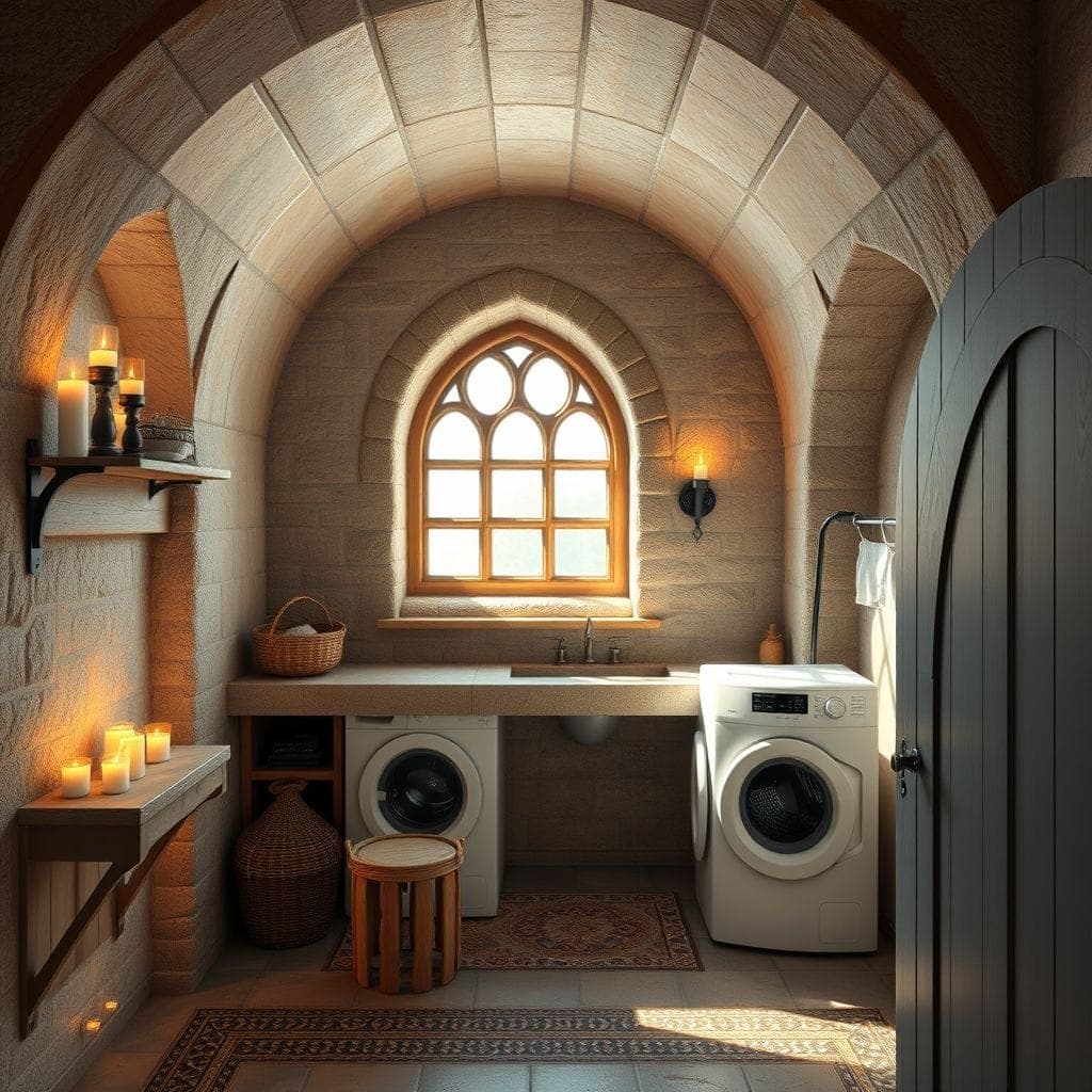 Medieval Laundry Room design example 4