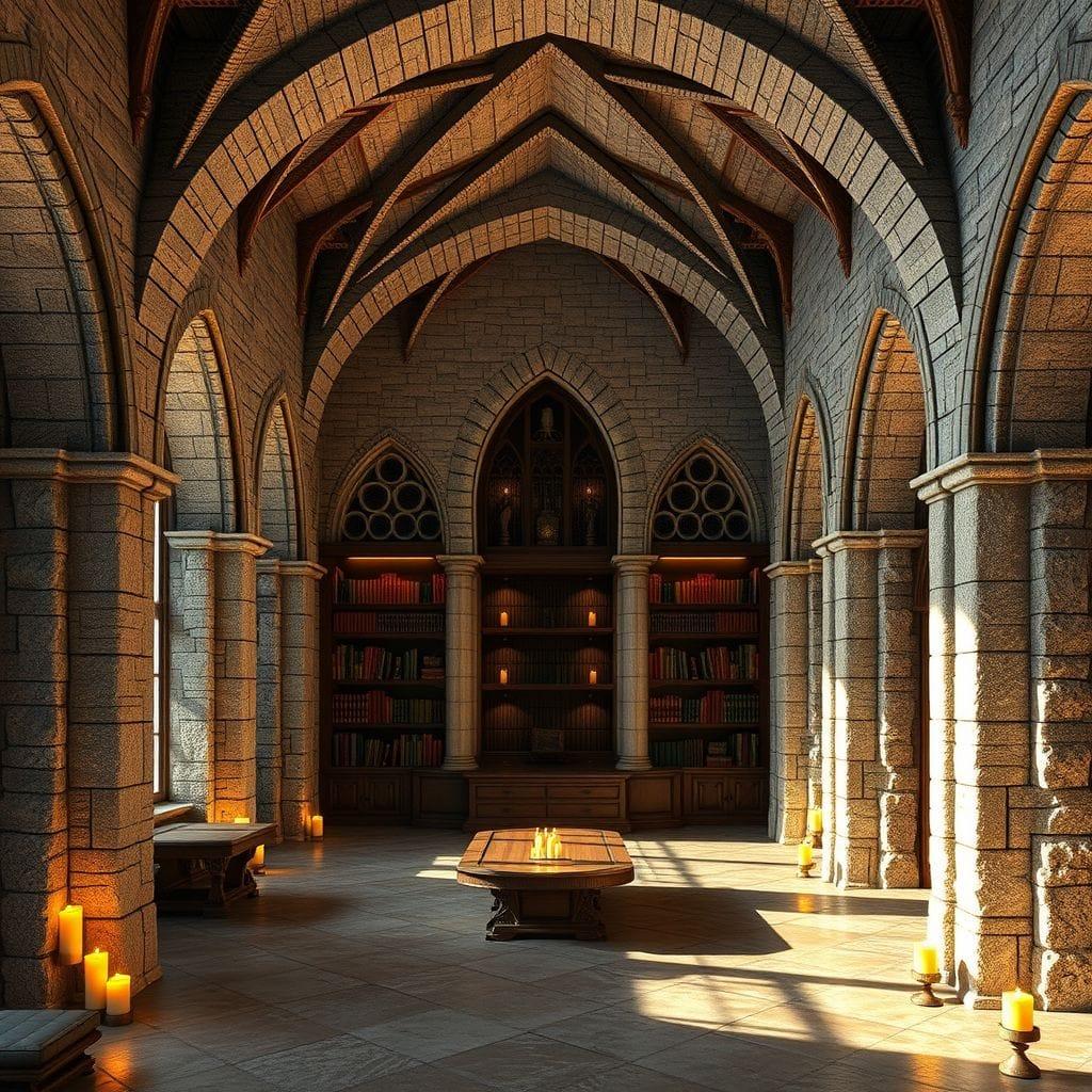Medieval Library design example 2