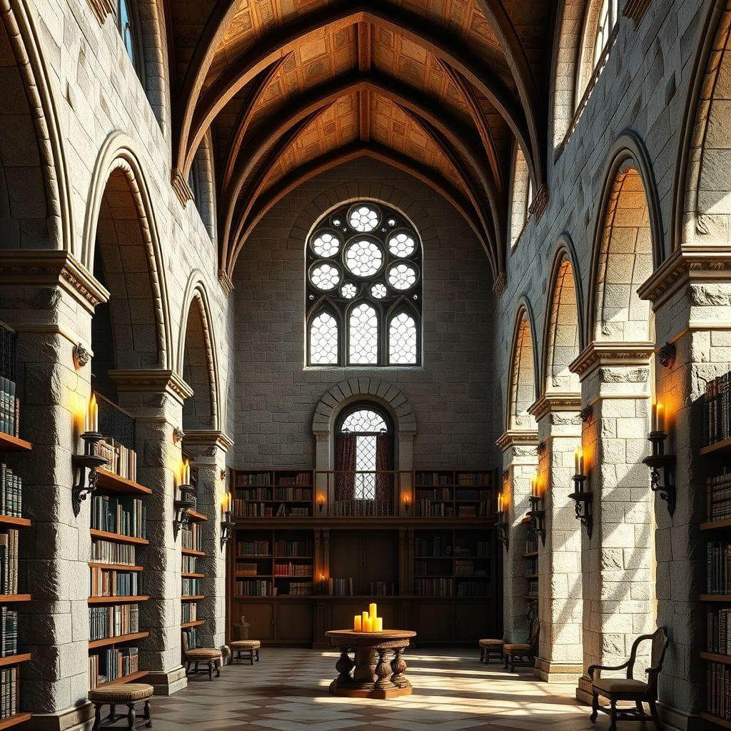Medieval Library design example 4