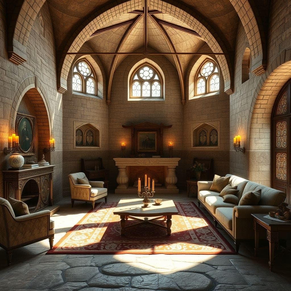 Medieval Living Room design example 2
