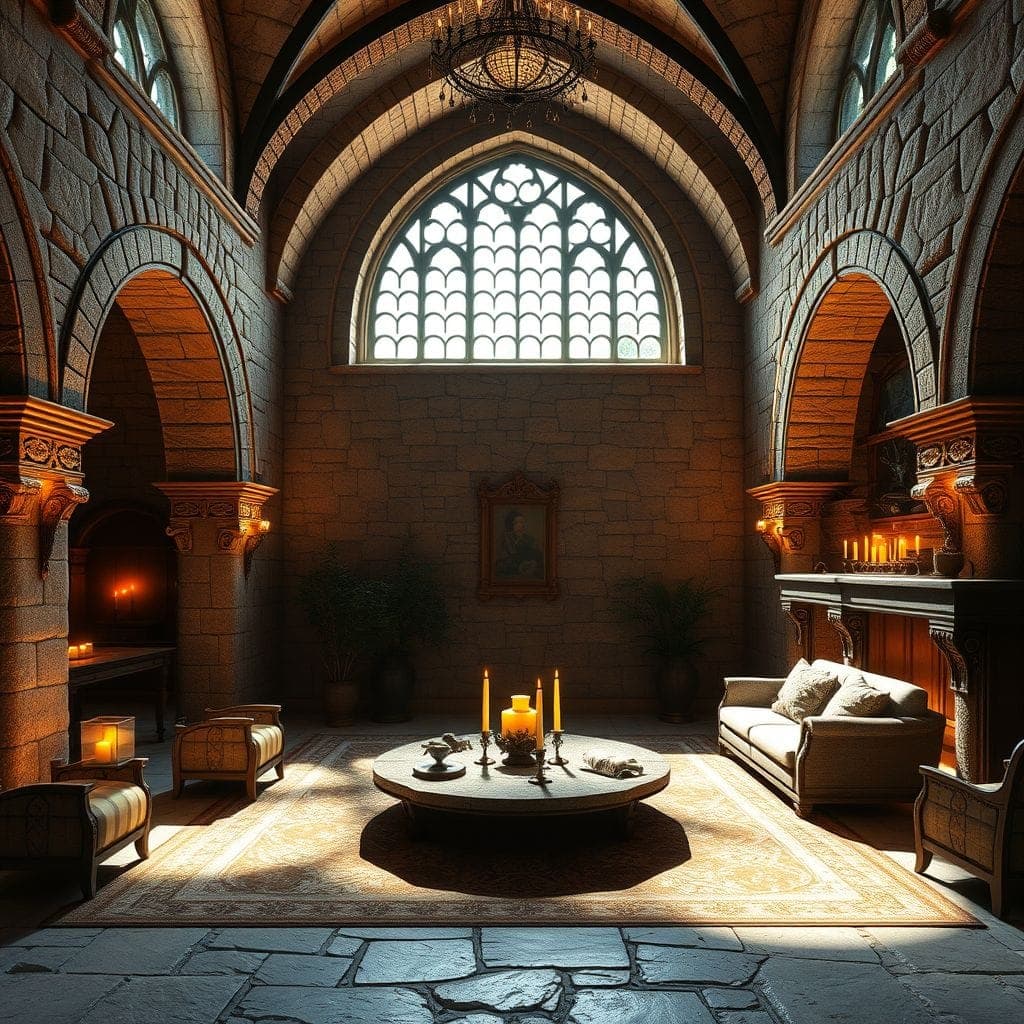Medieval Living Room design example 3