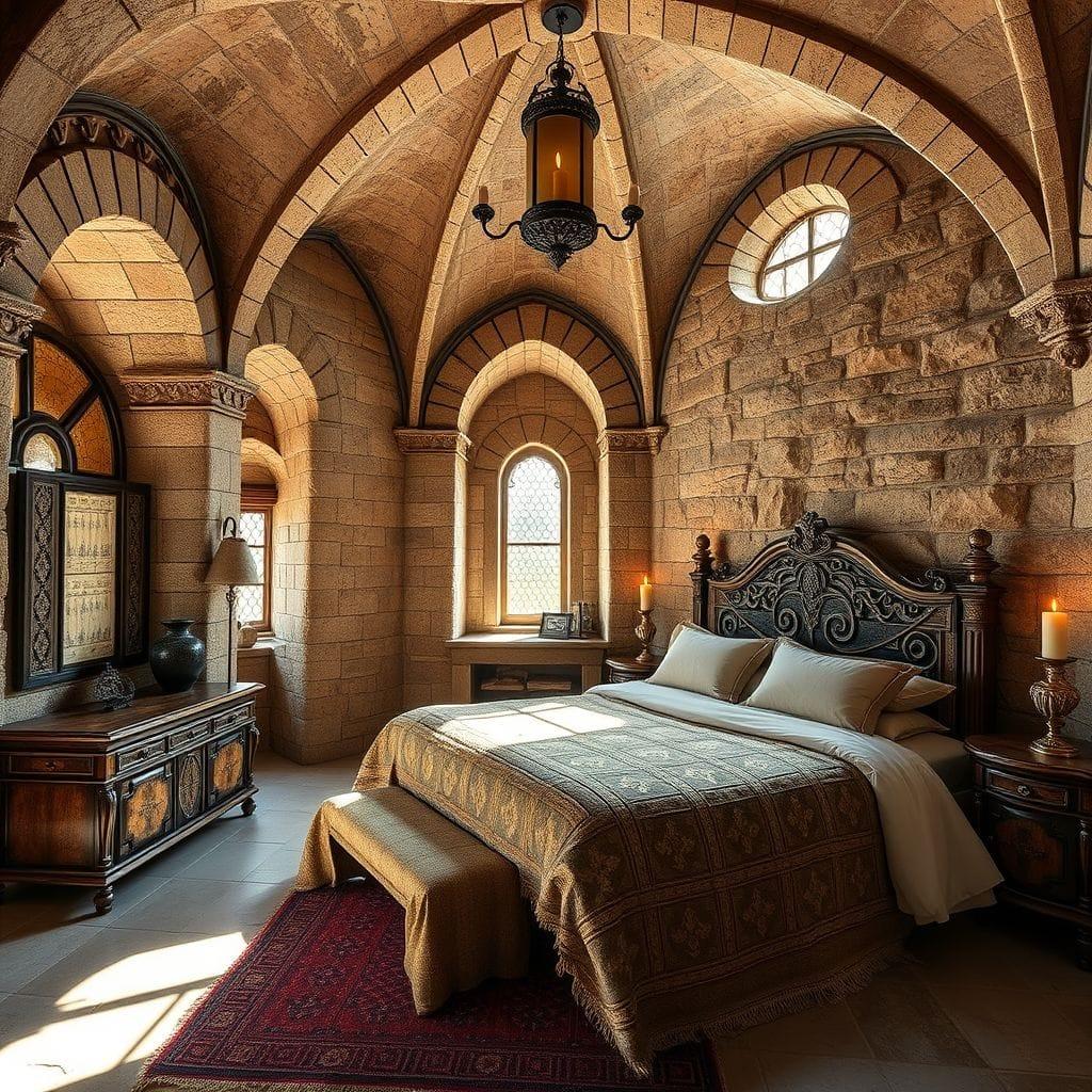 Medieval Master Bedroom design example 3