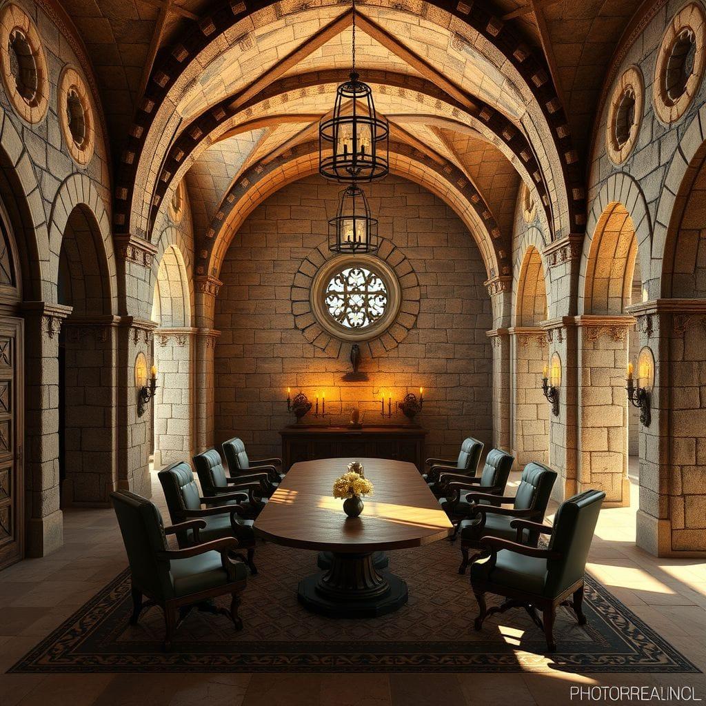 Medieval Meeting Room design example 1