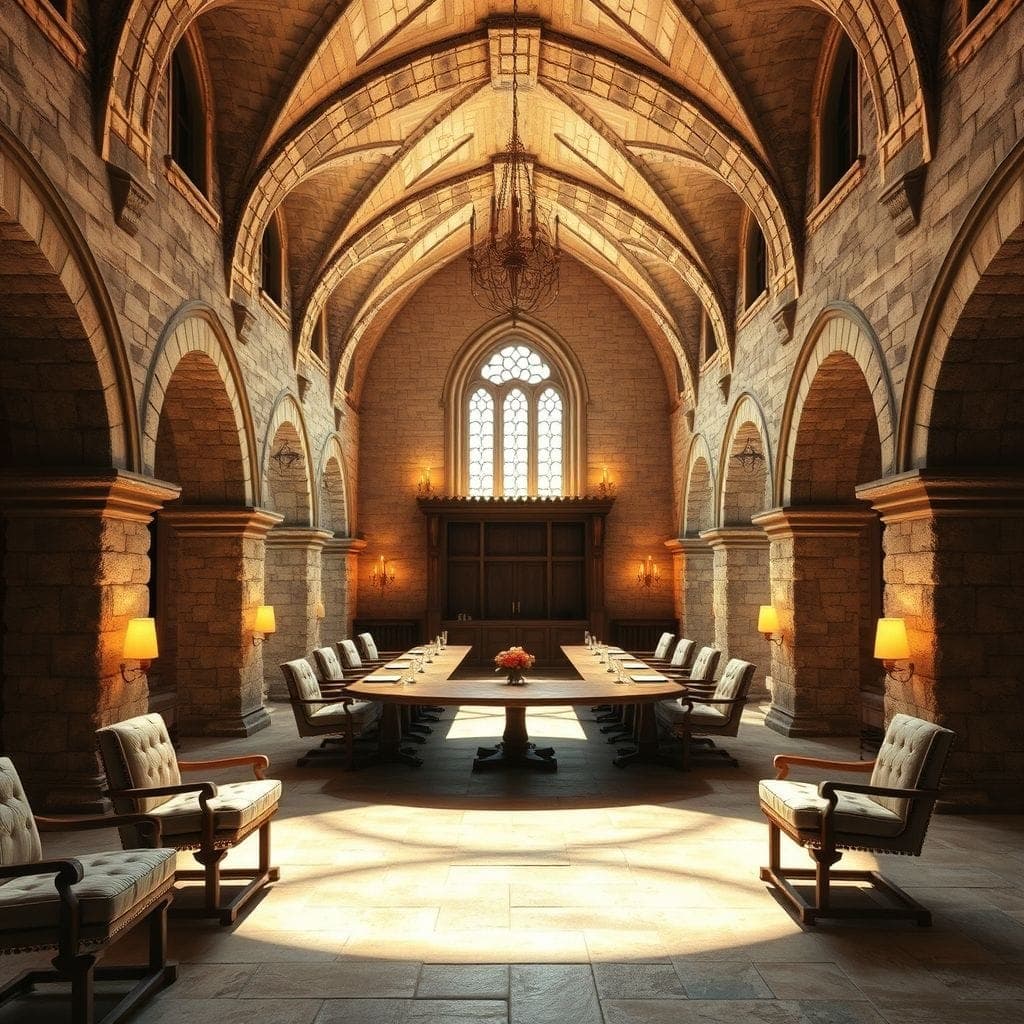 Medieval Meeting Room design example 4