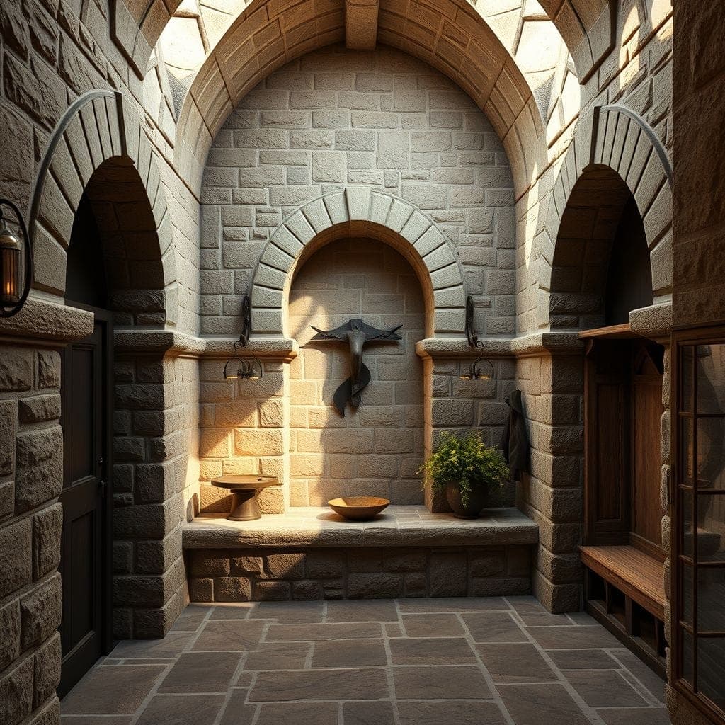 Medieval Mudroom design example 1