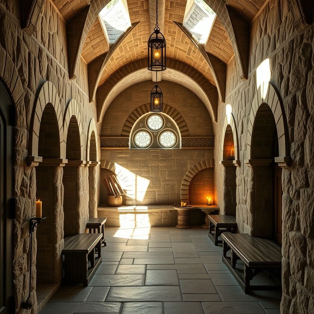 Medieval Mudroom design example 2