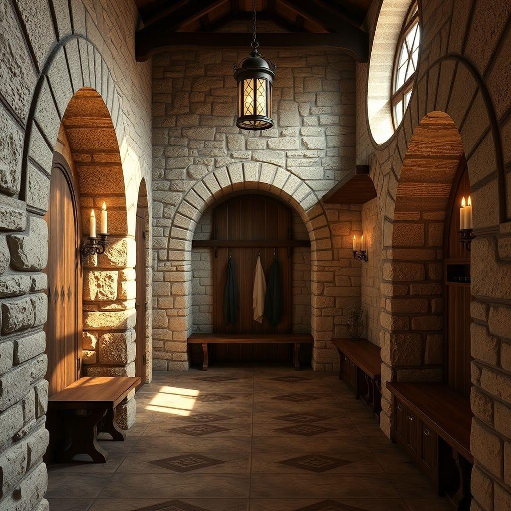 Medieval Mudroom design example 4