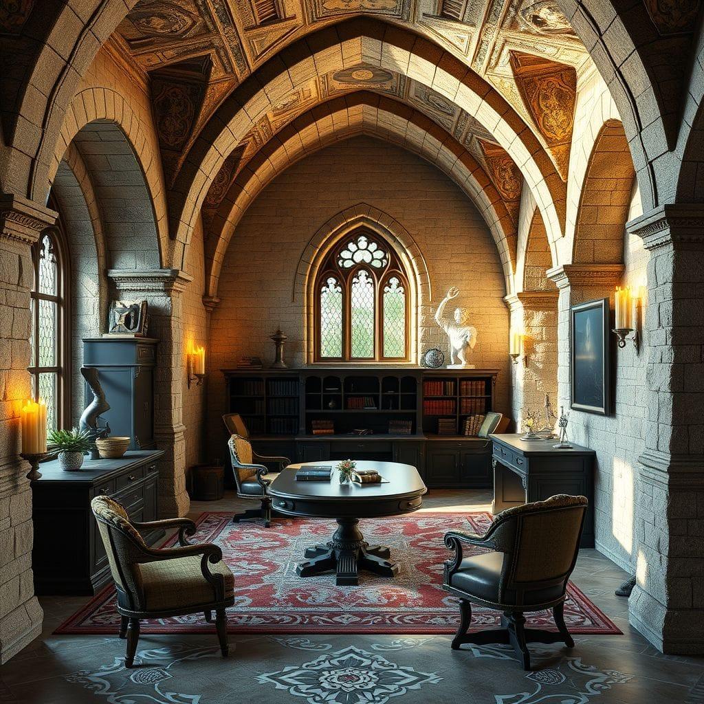 Medieval Office design example 3