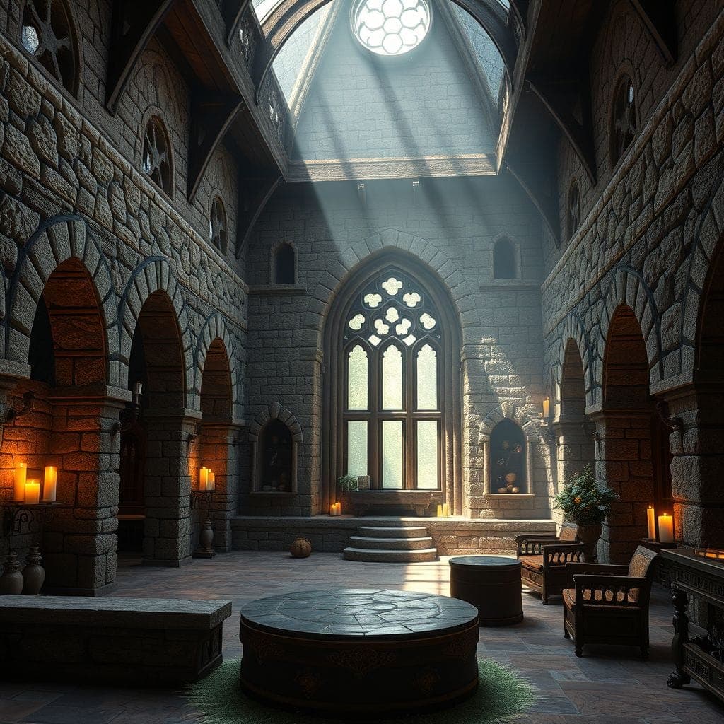 Medieval Onsen design example 1