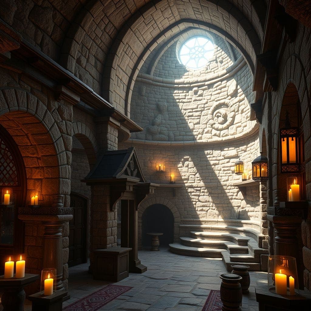 Medieval Onsen design example 3