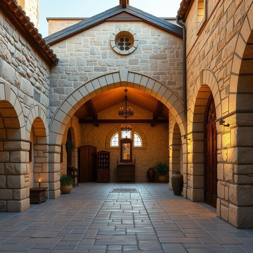Medieval Outdoor Garage design example 2