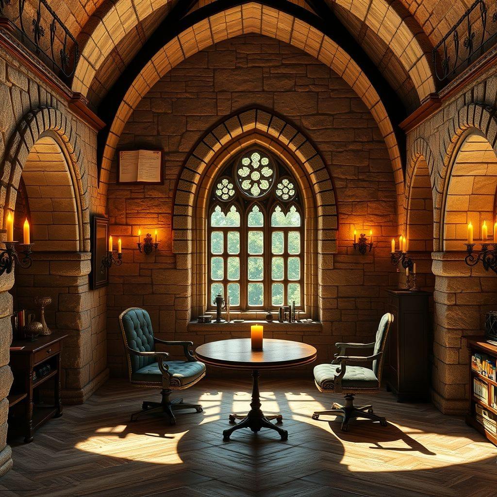 Medieval Podcast Studio design example 2