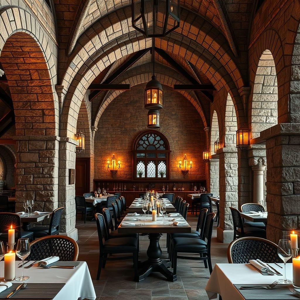 Medieval Restaurant design example 1