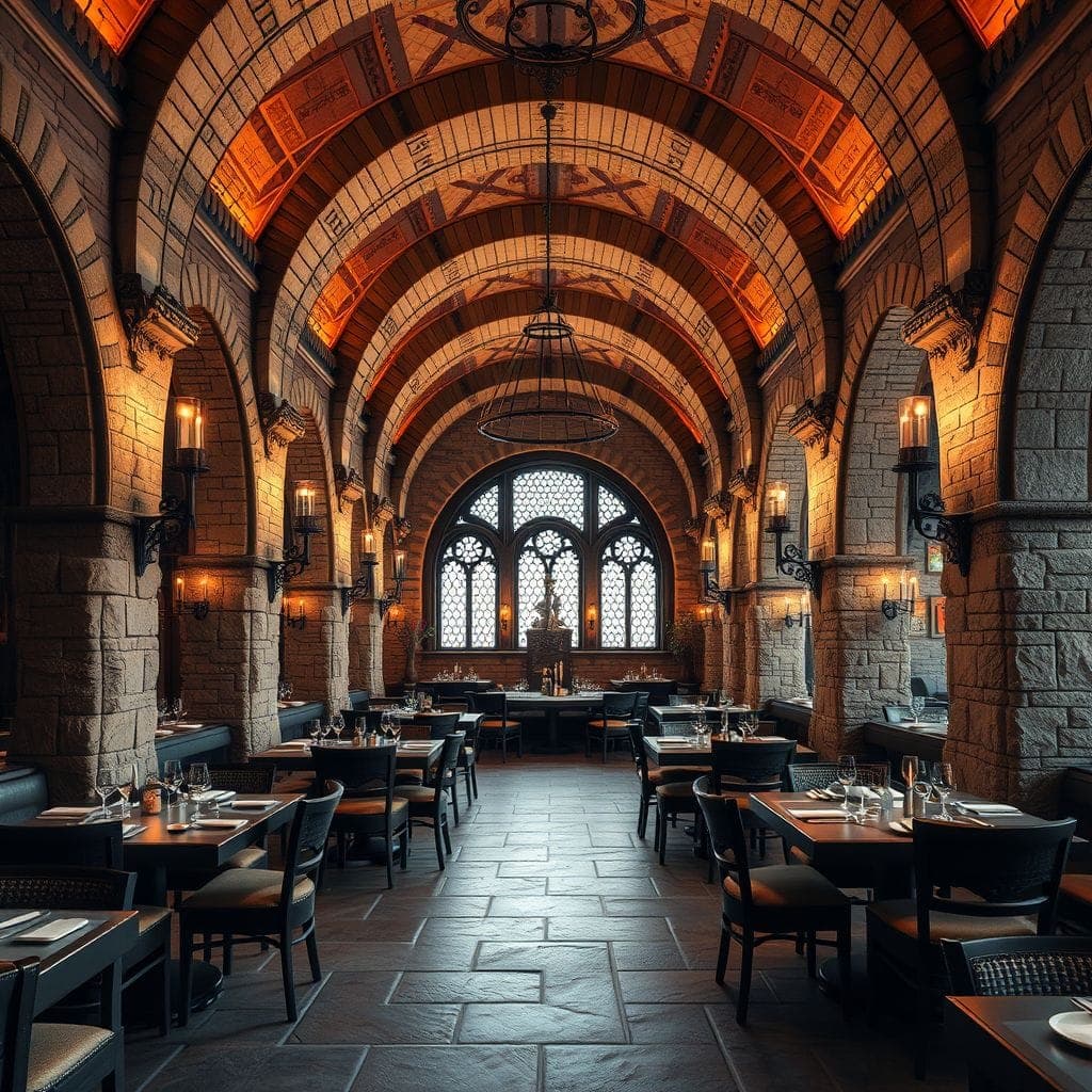 Medieval Restaurant design example 3