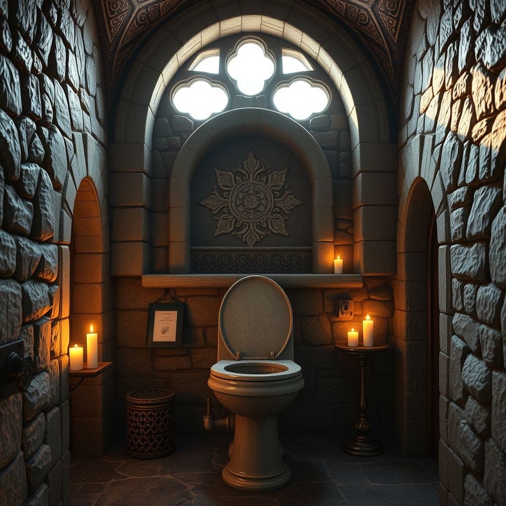 Medieval Toilet design example 3