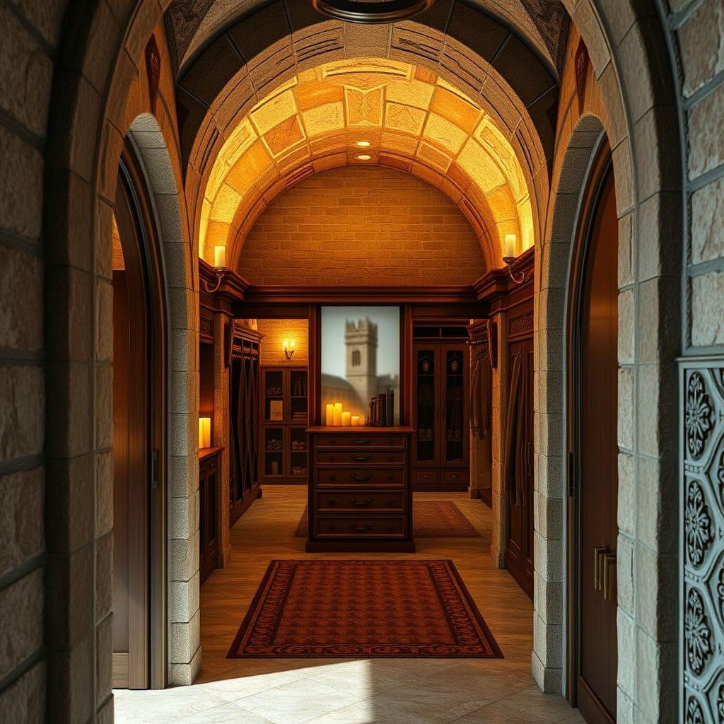 Medieval Walk-in Closet design example 2