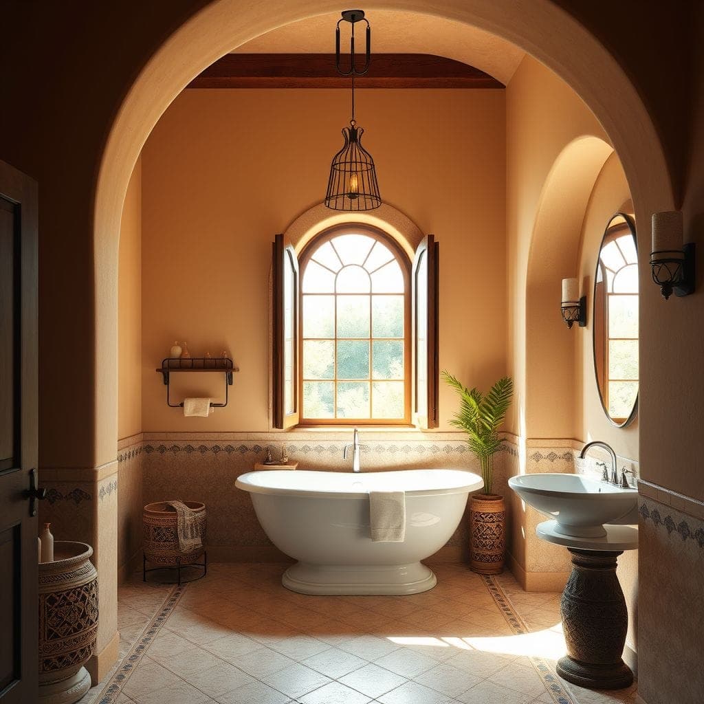 Mediterranean Bathroom design example 4