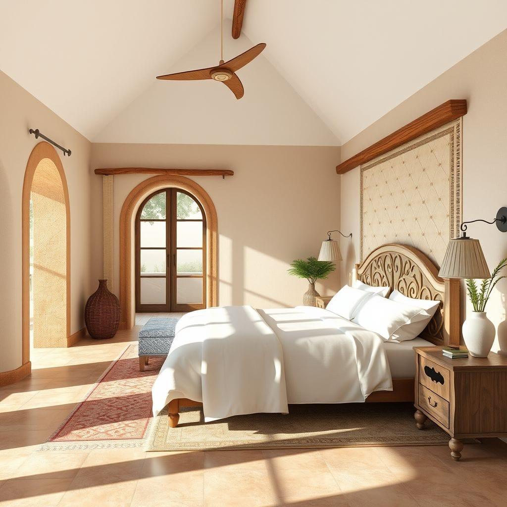 Mediterranean Bedroom design example 1