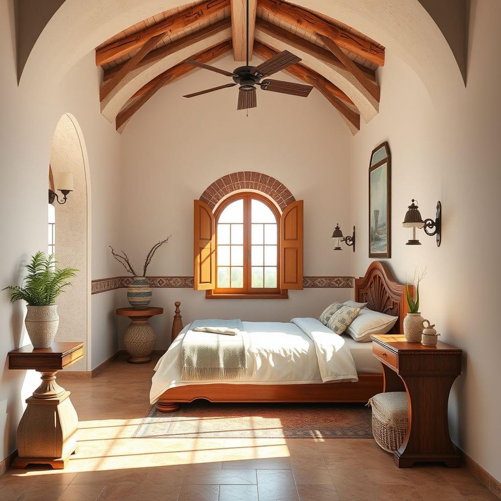 Mediterranean Bedroom design example 3