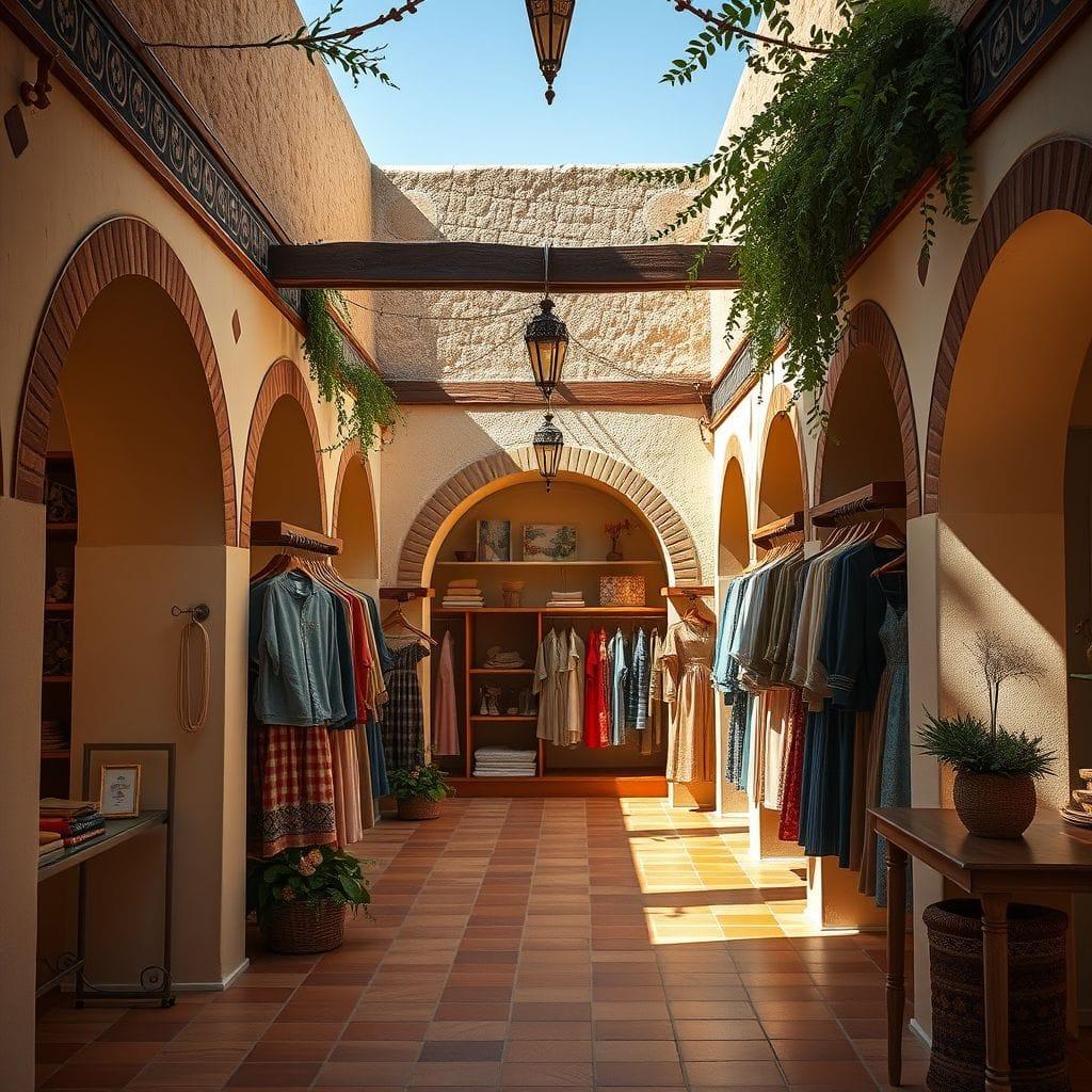 Mediterranean Clothing Store design example 1