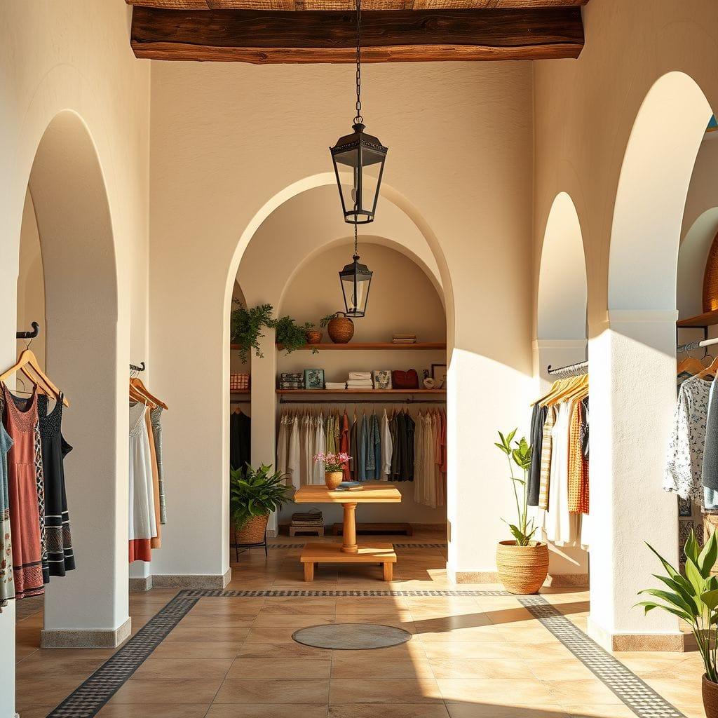 Mediterranean Clothing Store design example 2