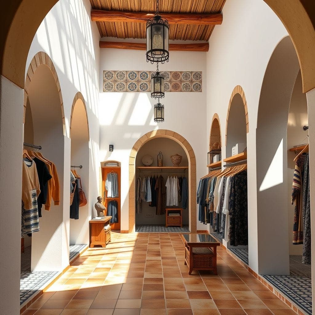 Mediterranean Clothing Store design example 3