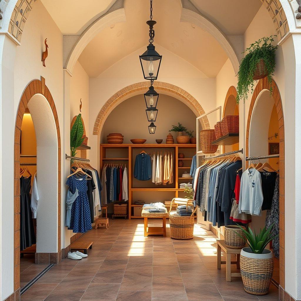Mediterranean Clothing Store design example 4