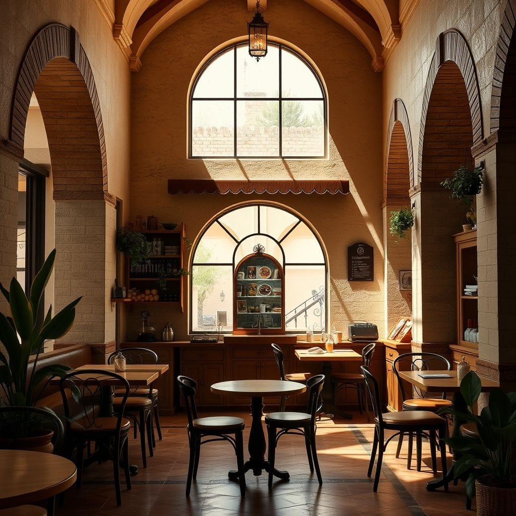 Mediterranean Coffee Shop design example 3