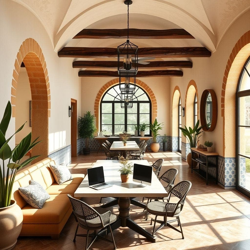 Mediterranean Coworking Space design example 3