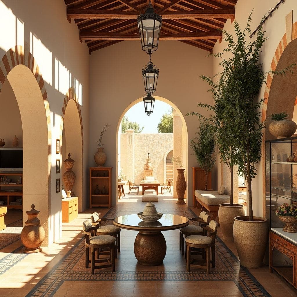Mediterranean Exhibition Space design example 4