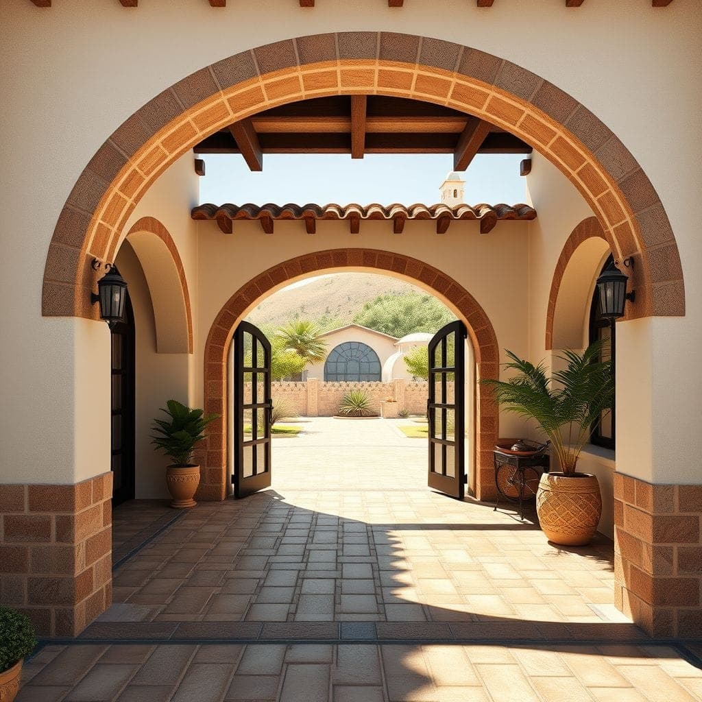 Mediterranean Garage design example 2