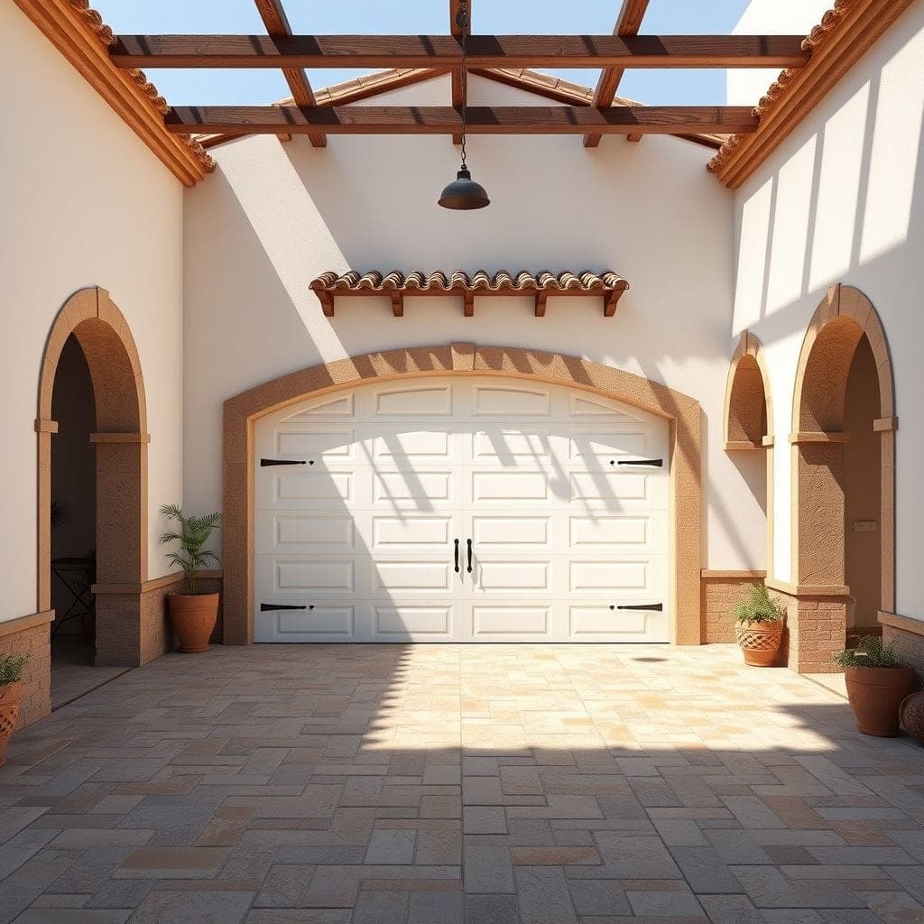 Mediterranean Garage design example 3