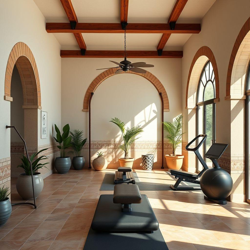 Mediterranean Gym design example 1