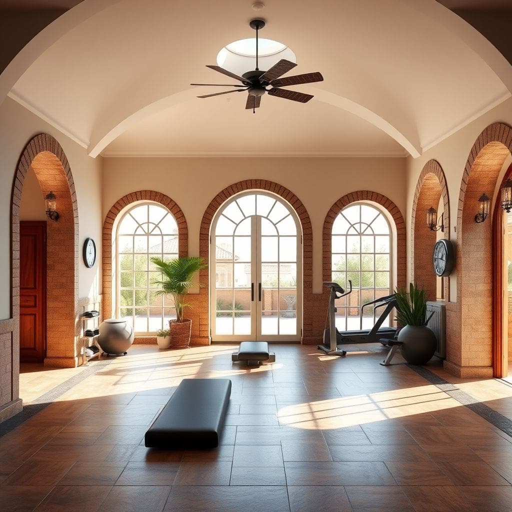 Mediterranean Gym design example 2