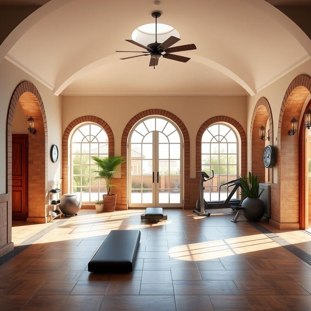 Mediterranean Gym design example 2