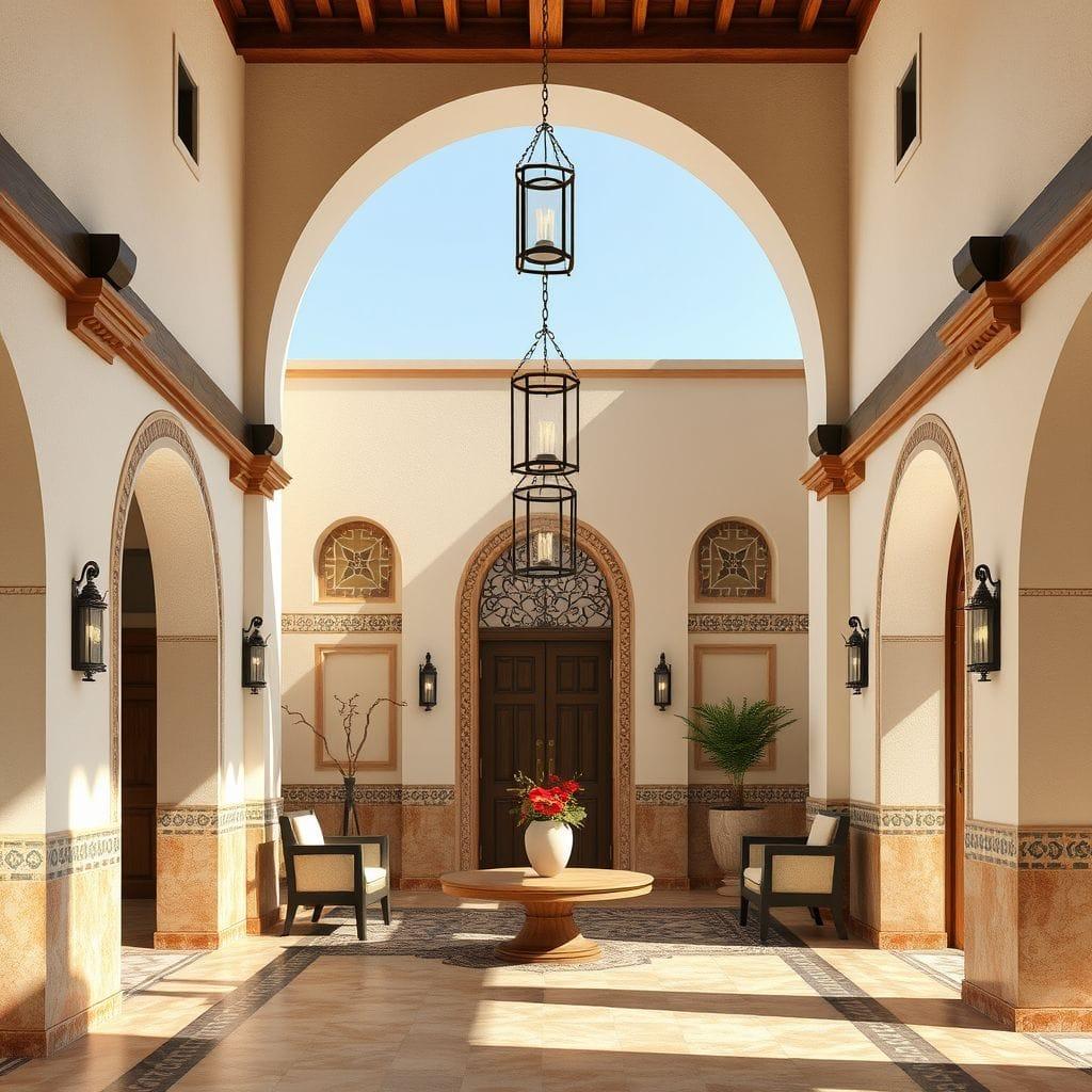 Mediterranean Hotel Lobby design example 4