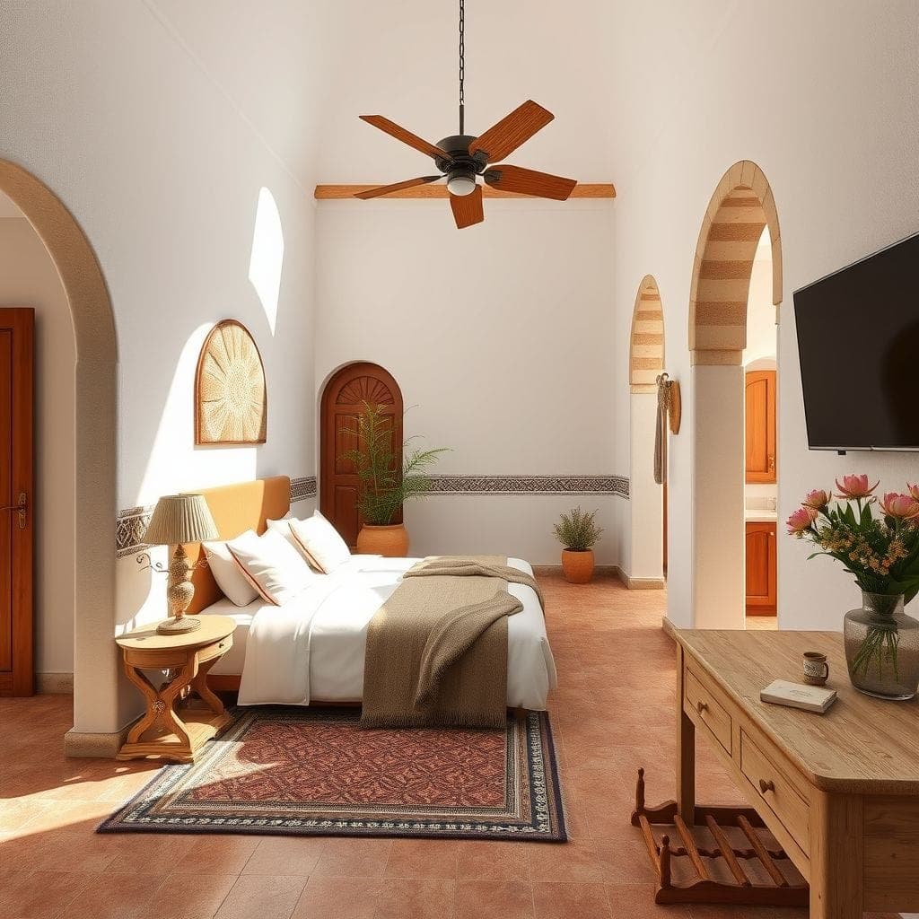 Mediterranean Hotel Room design example 2