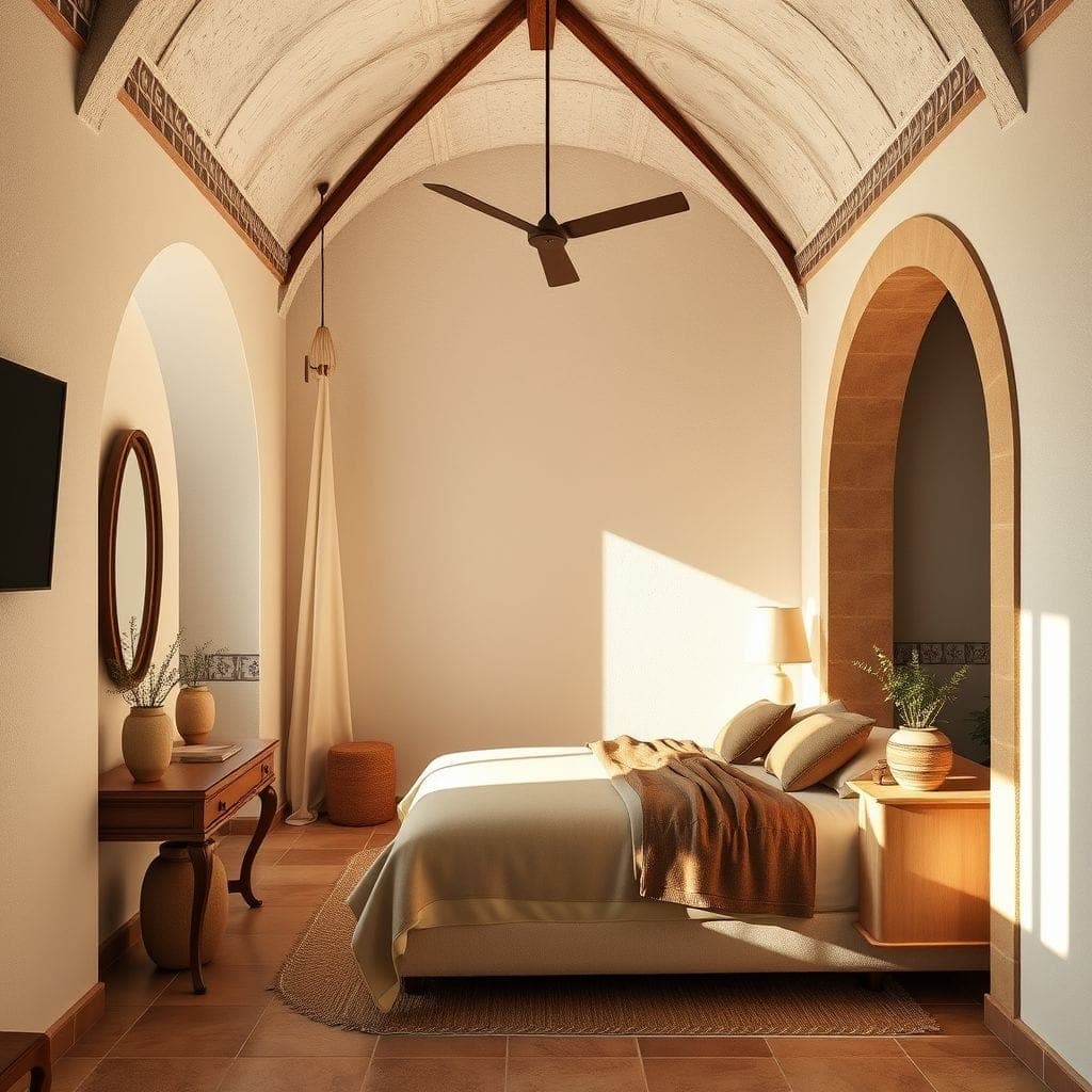 Mediterranean Hotel Room design example 3