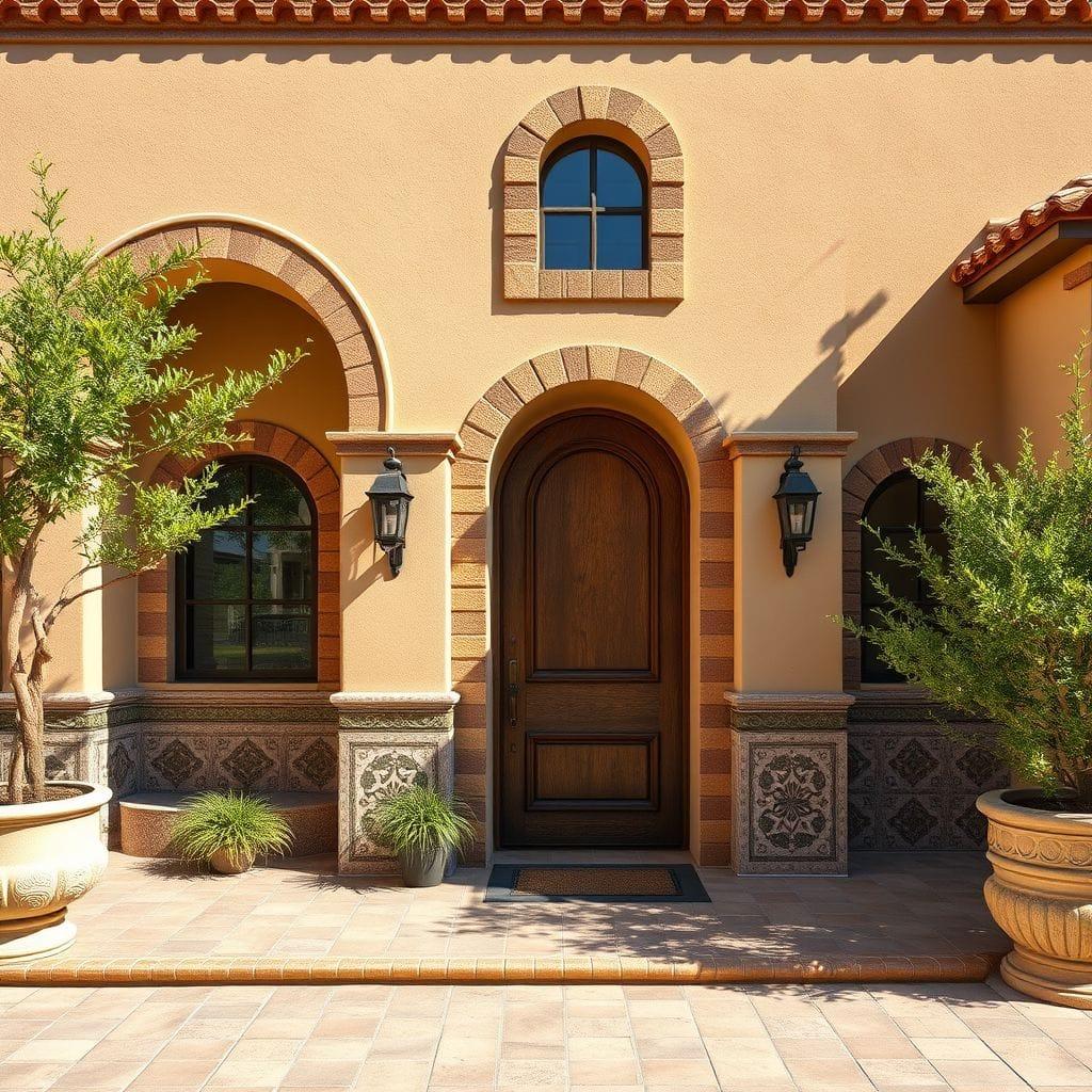Mediterranean House Exterior design example 1