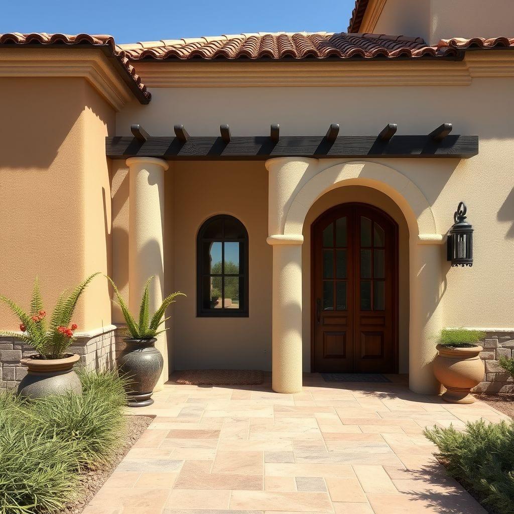 Mediterranean House Exterior design example 3