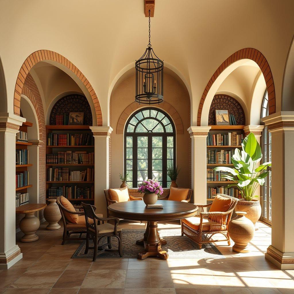 Mediterranean Library design example 2