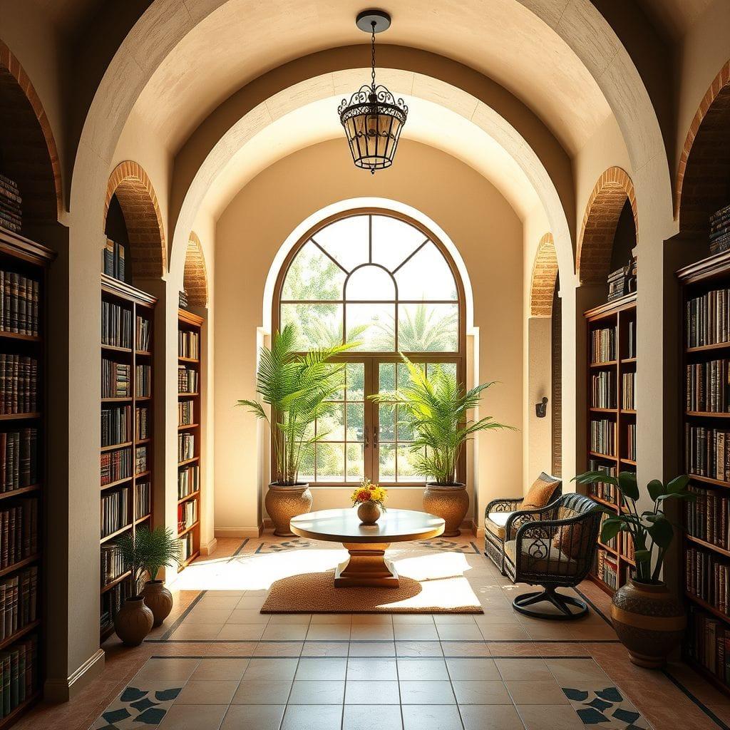 Mediterranean Library design example 3