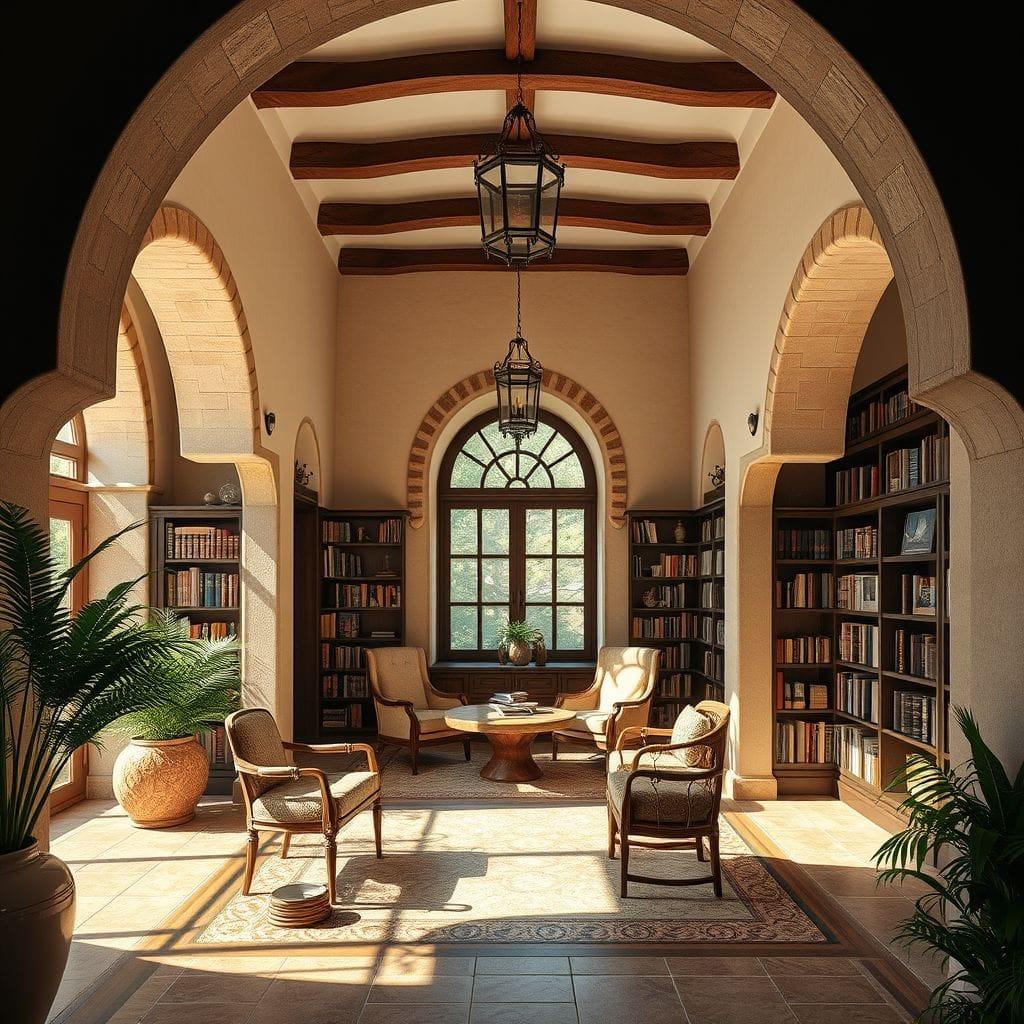 Mediterranean Library design example 4